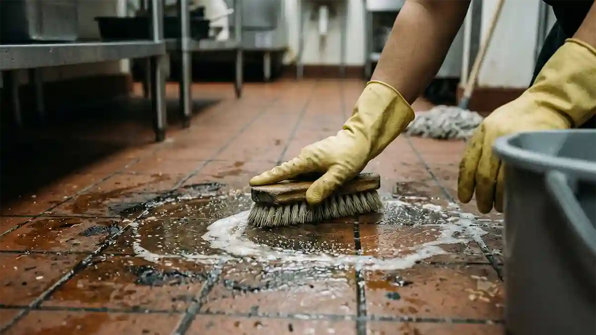 How to Clean A Greasy Floor