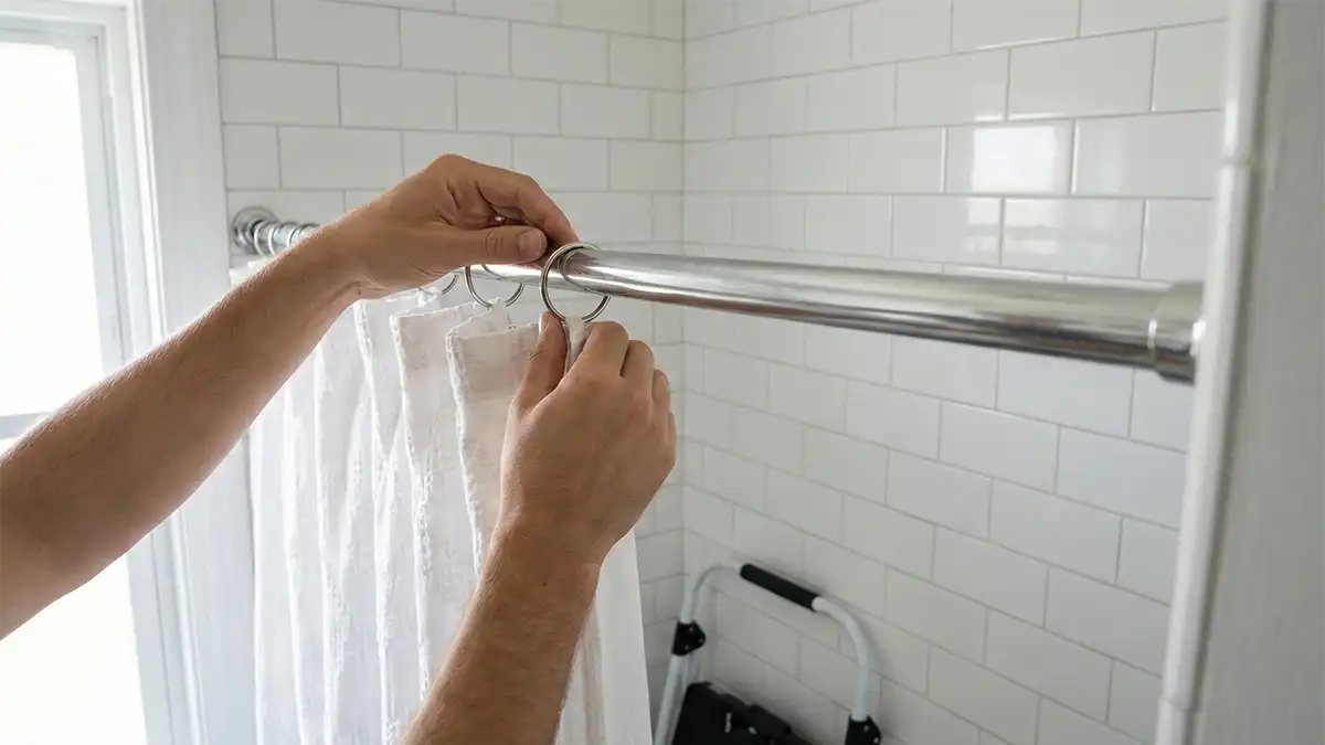 How to Install A Shower Curtain