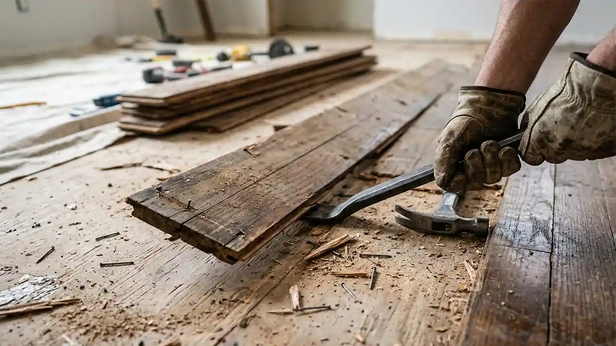 How to Remove Hardwood Floor