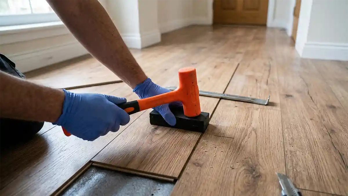 how to repair laminate flooring