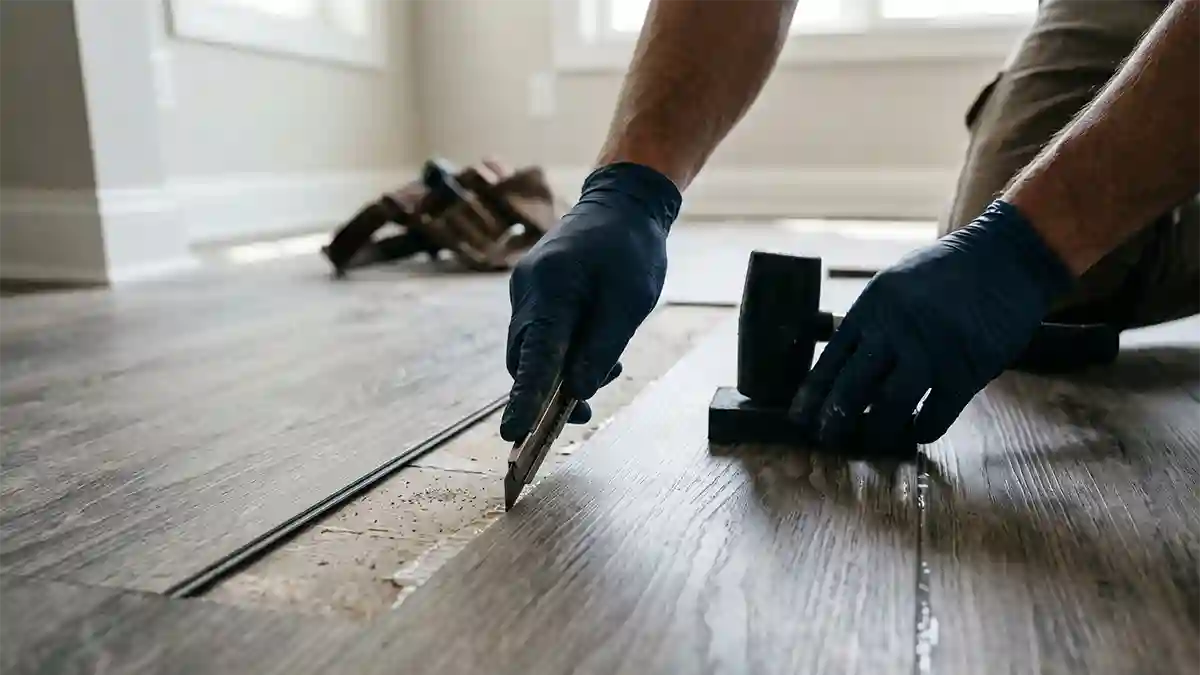 how to repair vinyl flooring