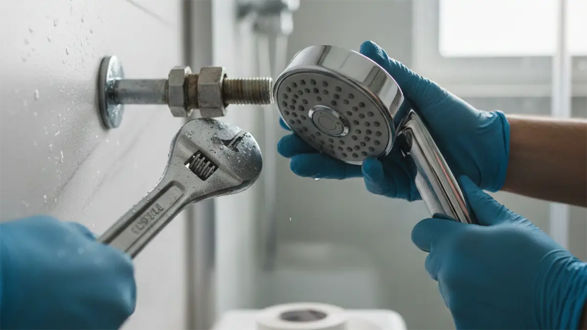 how to replace a shower head