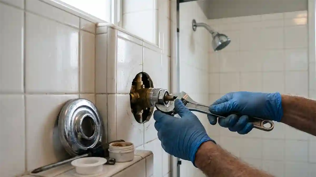 how to replace a shower valve