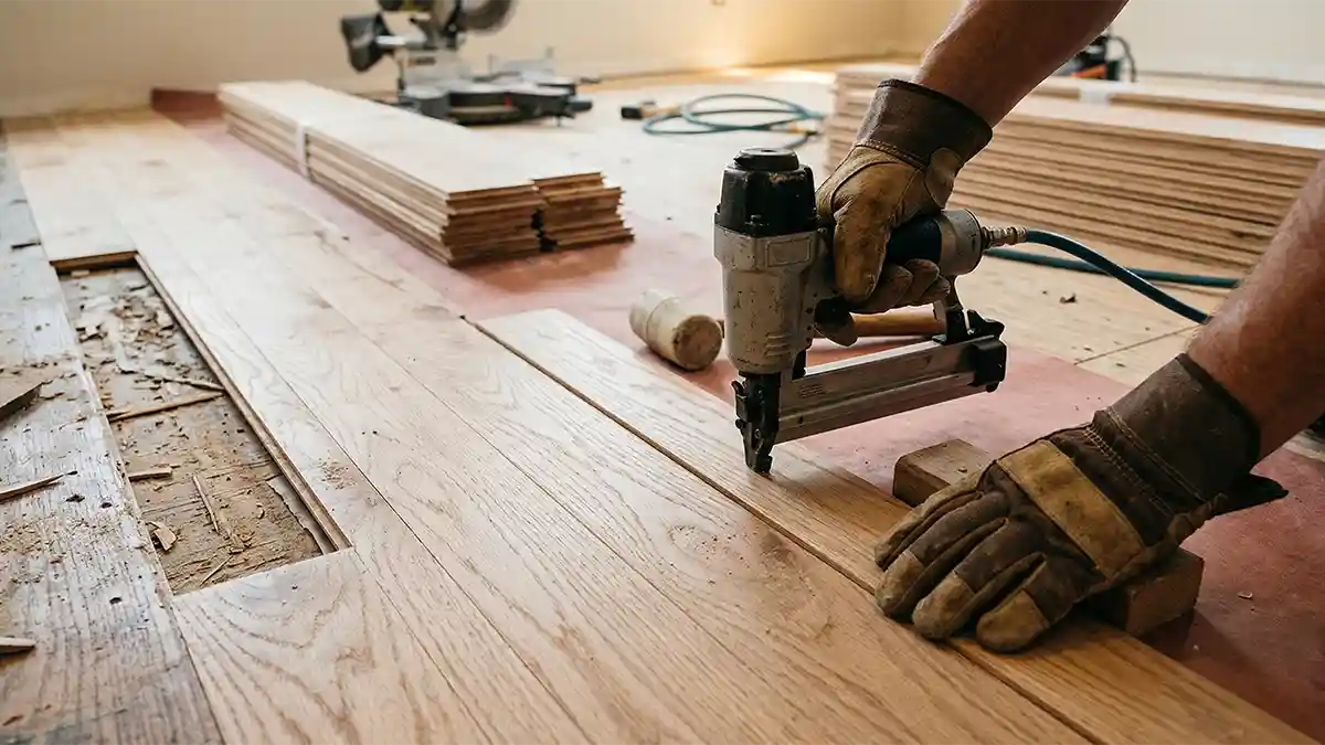 how to replace hardwood floor