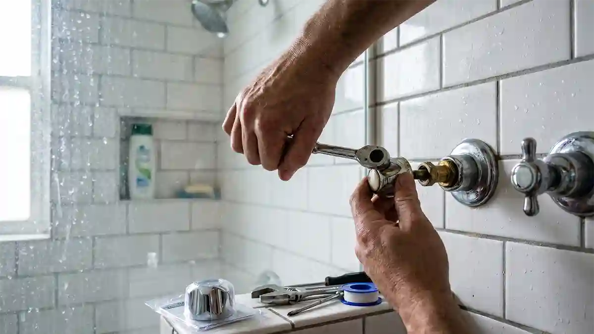 how to replace shower knobs
