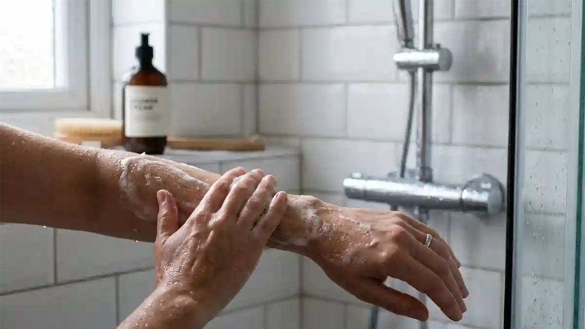 how to use shower cream