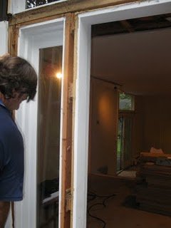 replace door sill remove rot install new