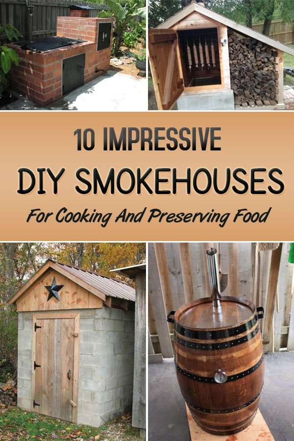 build smokehouse diy backyard meat smoking shed