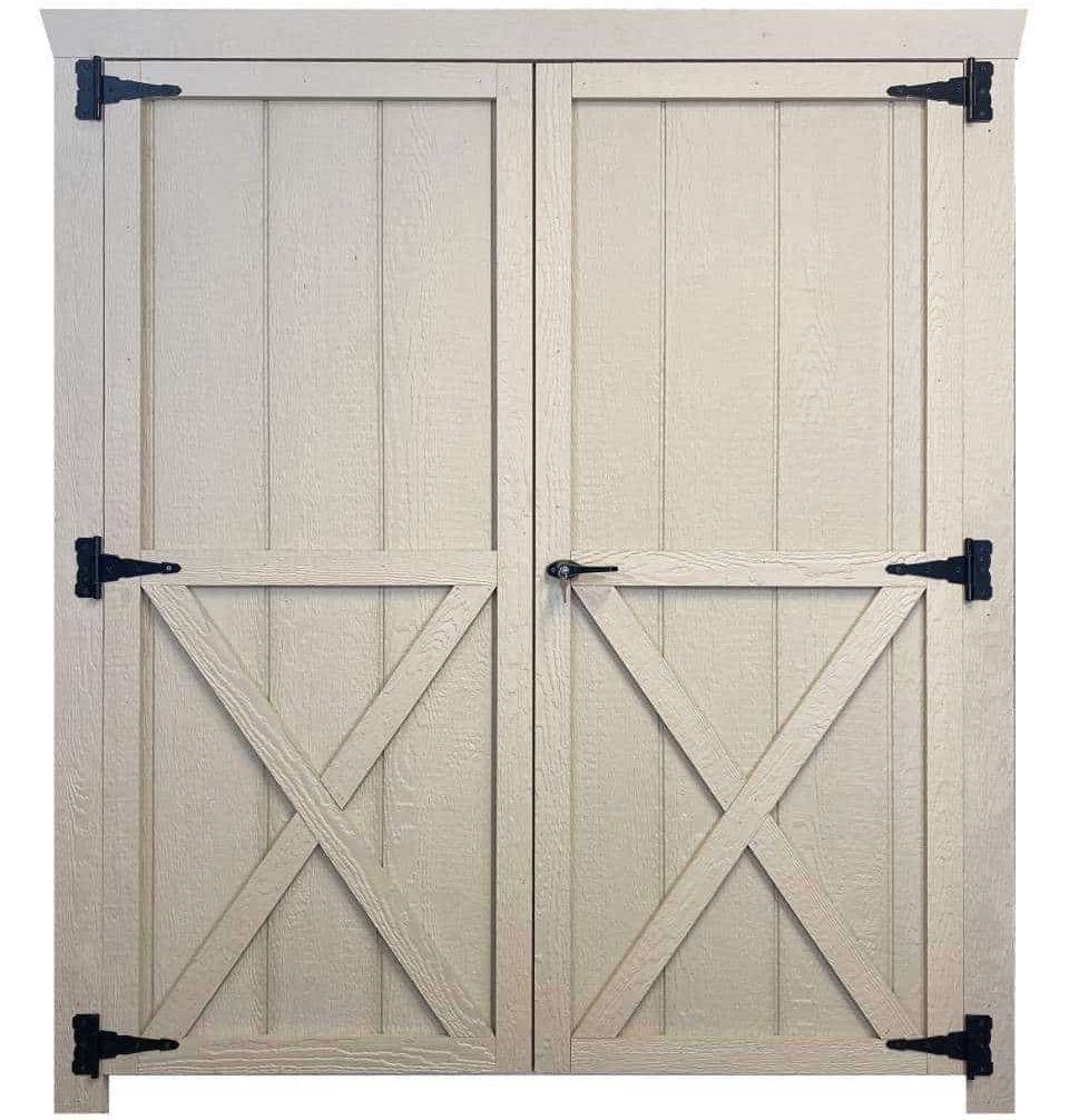 build shed doors single double sliding door