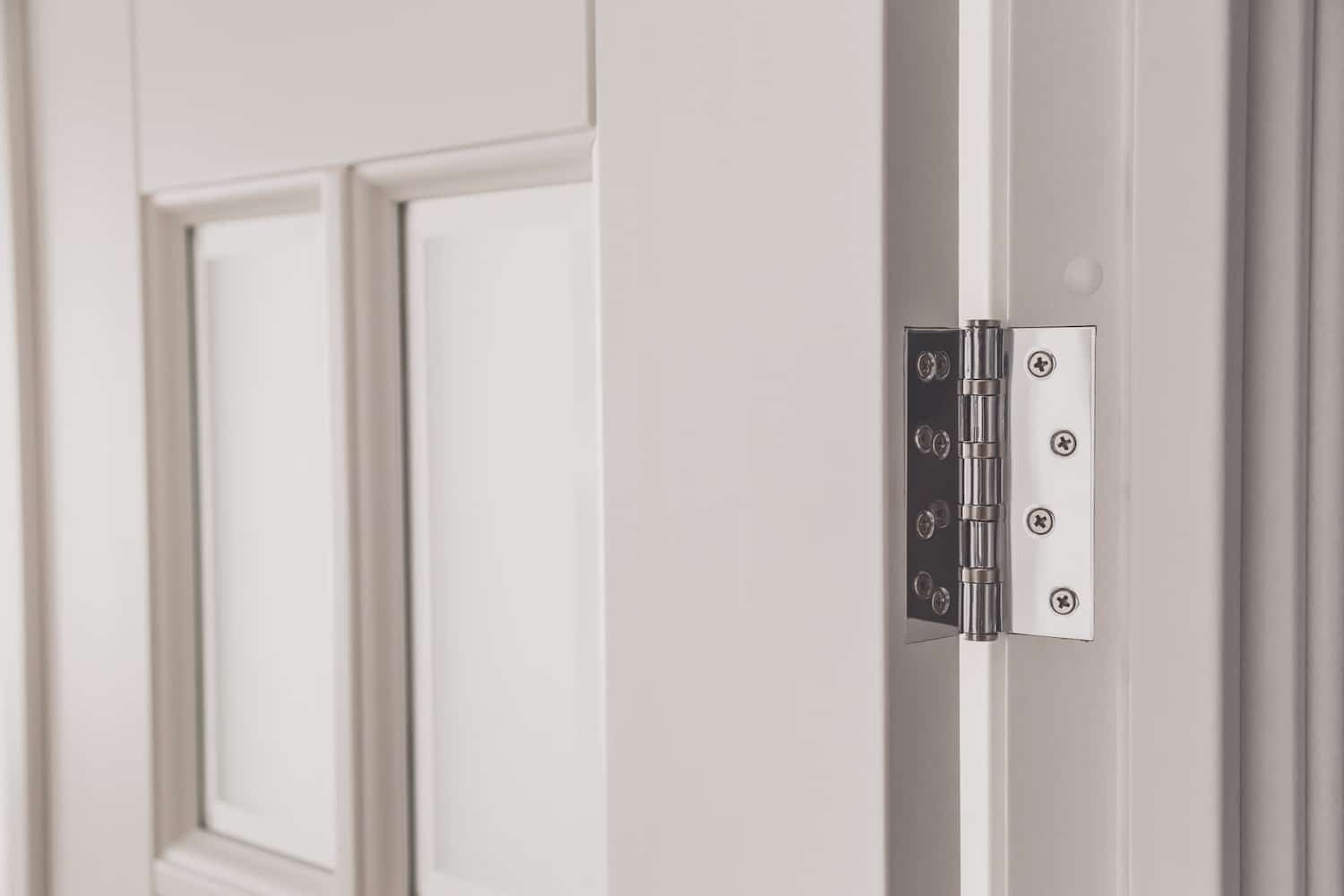 adjust door hinges fix sagging sticking misaligned