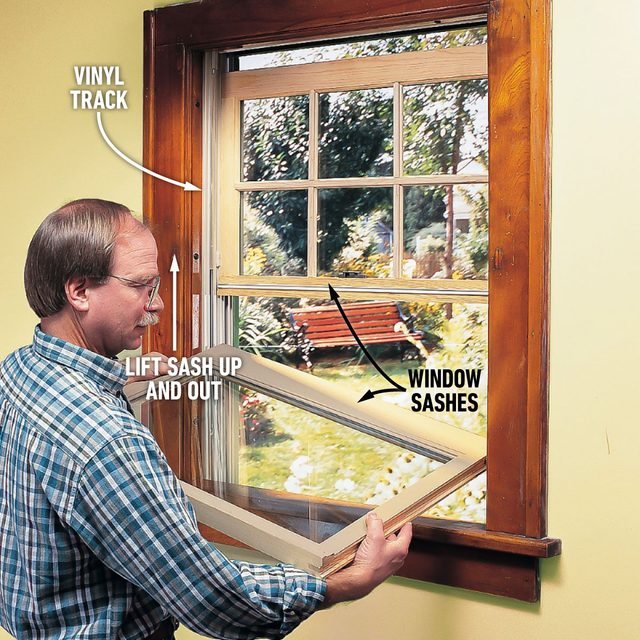 fix window off track double hung sliding
