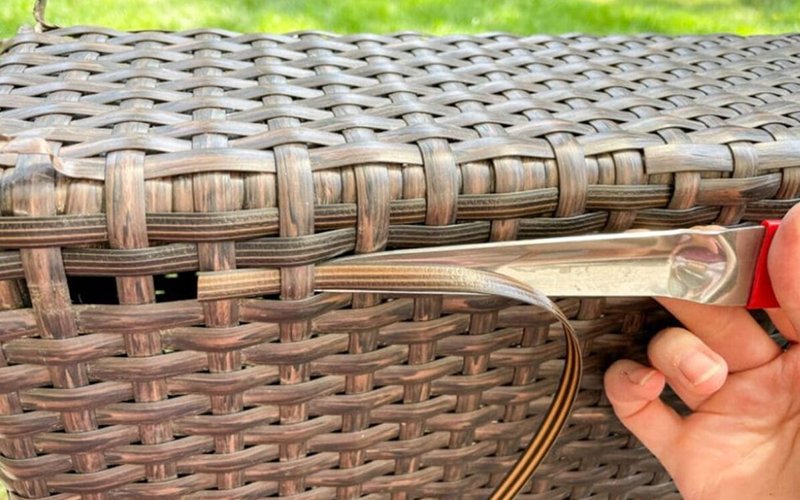 repair rattan wicker furniture fix breaks unraveling 2