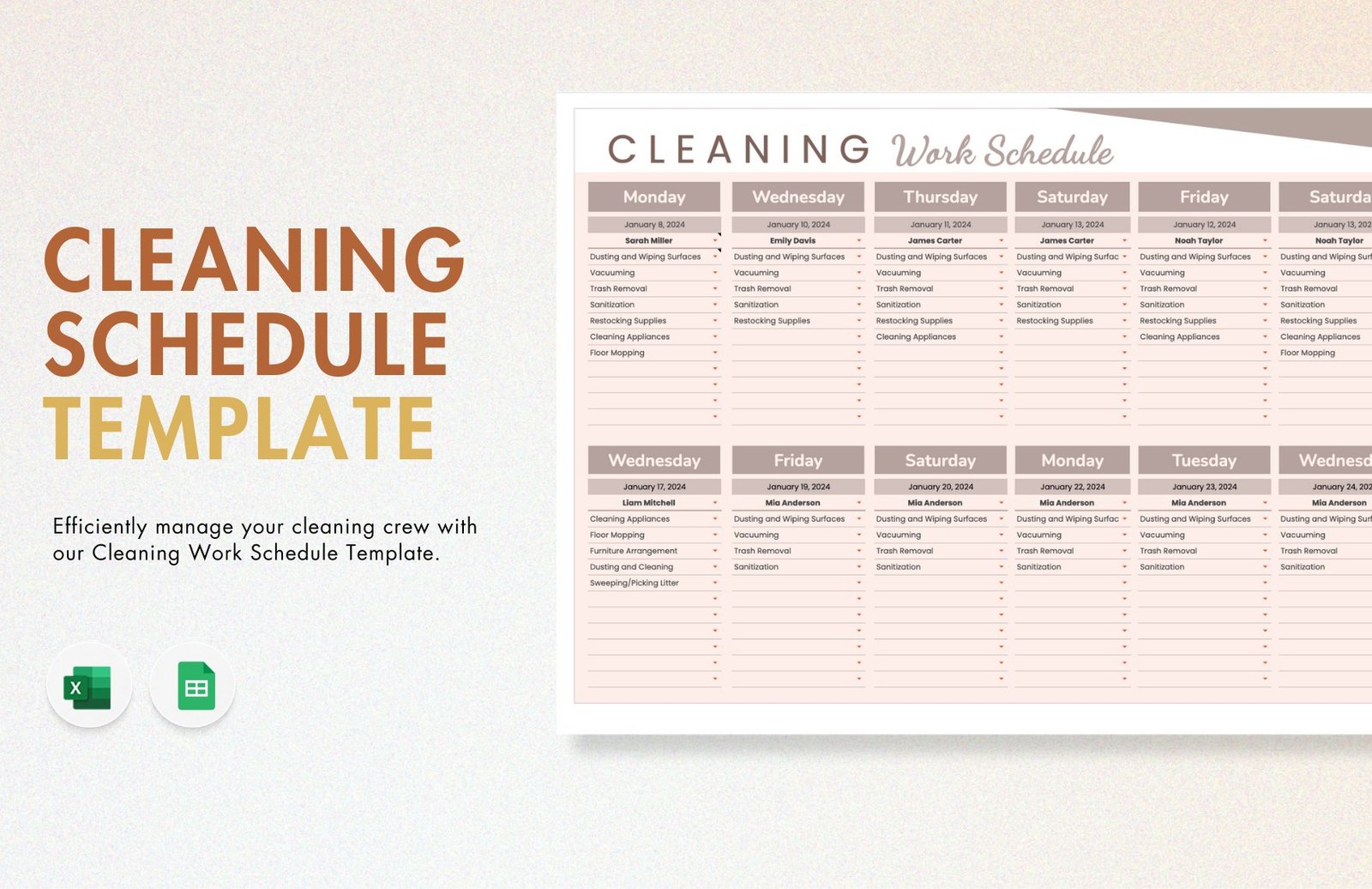 Cleaning Schedule Template: Daily, Weekly & Monthly Plan That Actually Works