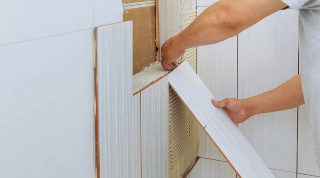 install ceramic wall tile step step diy