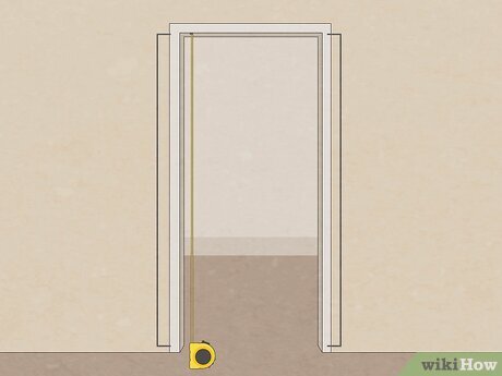 install door jamb rough frame finished frame