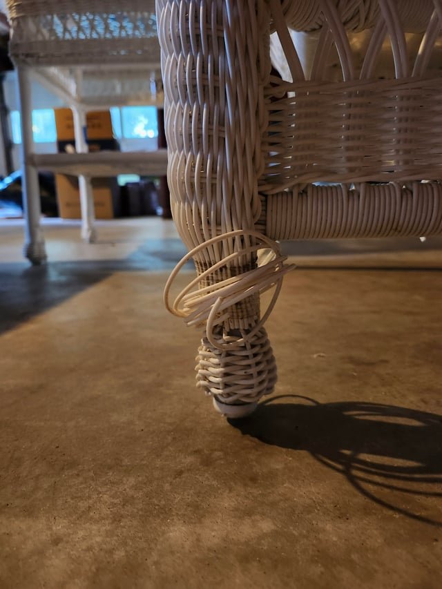 repair rattan wicker furniture fix breaks unraveling