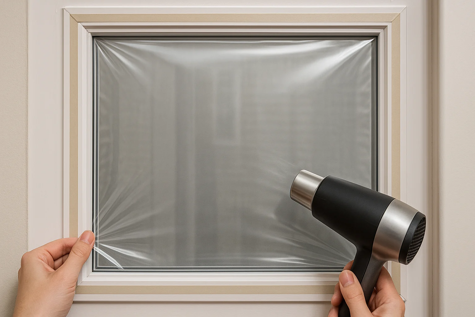 install window insulation film cut energy bills