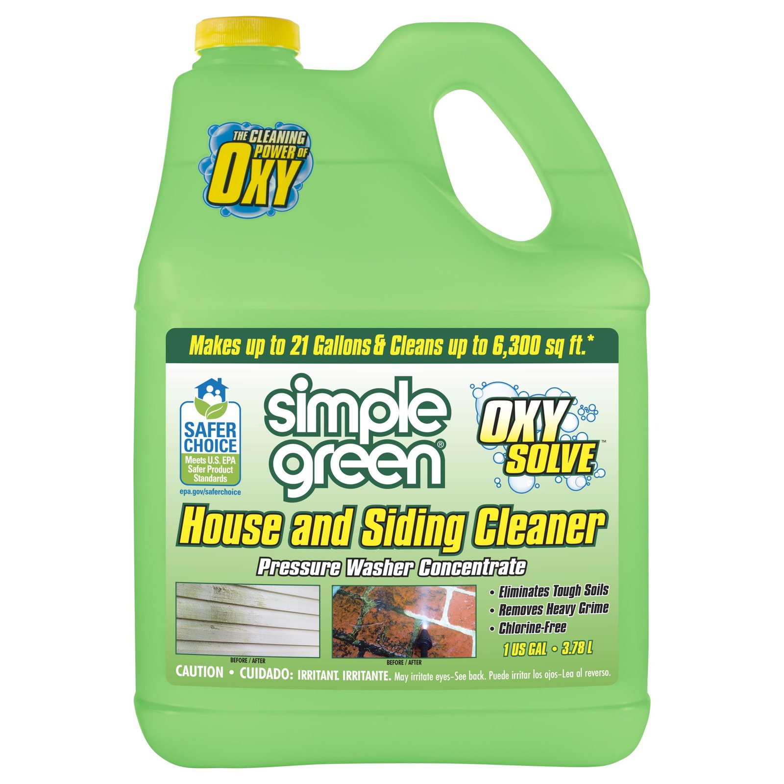 clean aluminum siding remove oxidation stains mildew 2