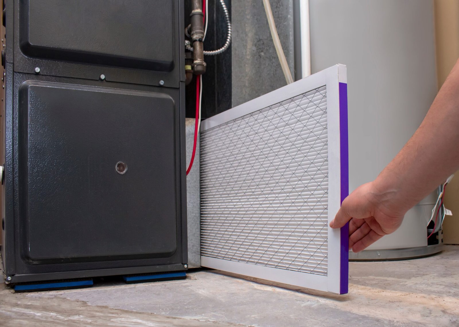 clean furnace replace furnace filter