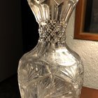 clean crystal glasses vases decorative pieces