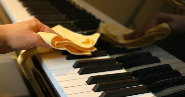 clean ivory antique keys figurines piano keys 2