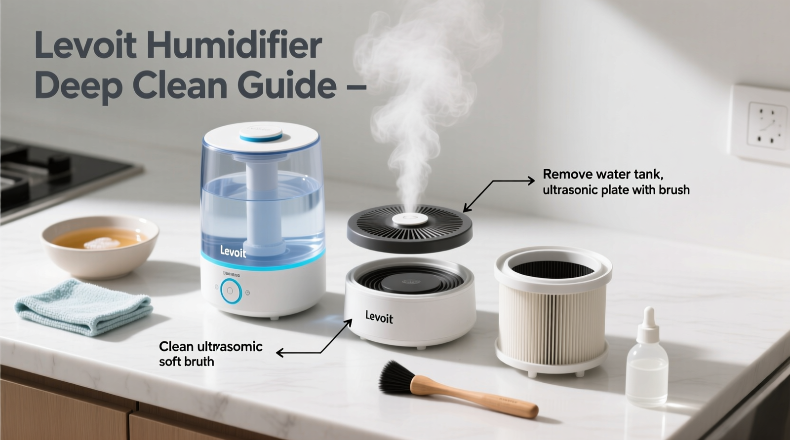 clean levoit humidifier step step maintenance guide