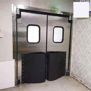 clean metal door steel aluminum wrought iron 2