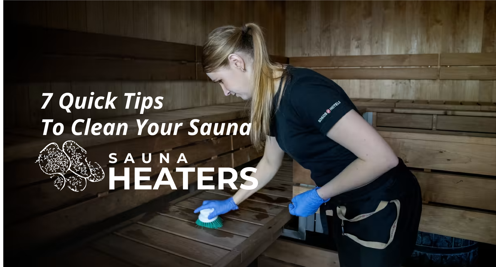 clean sauna wood benches walls sauna rocks 2