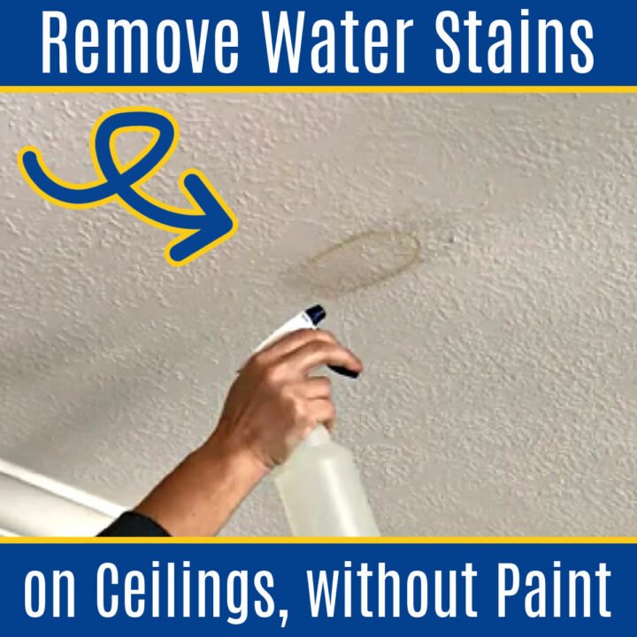 clean ceilings remove stains mold grime without