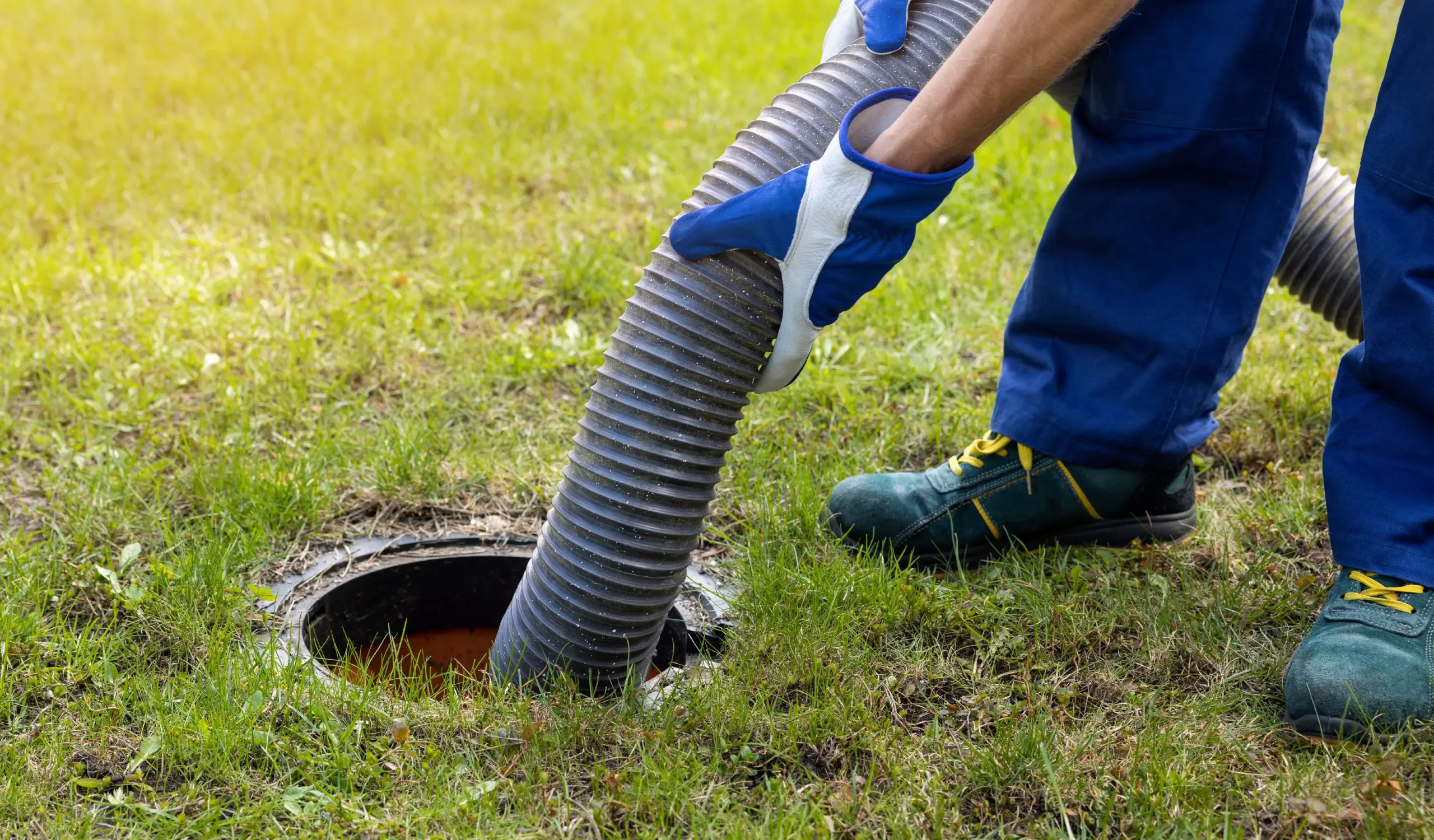 clean septic tank maintenance pumping schedule warning