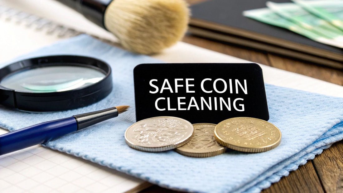 clean coins old coins safe methods every
