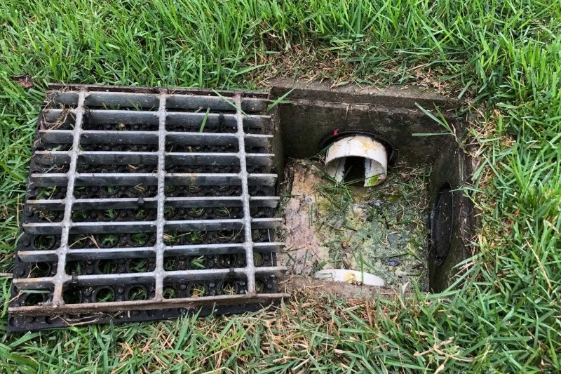 clean french drain flush unclog restore drainage 2