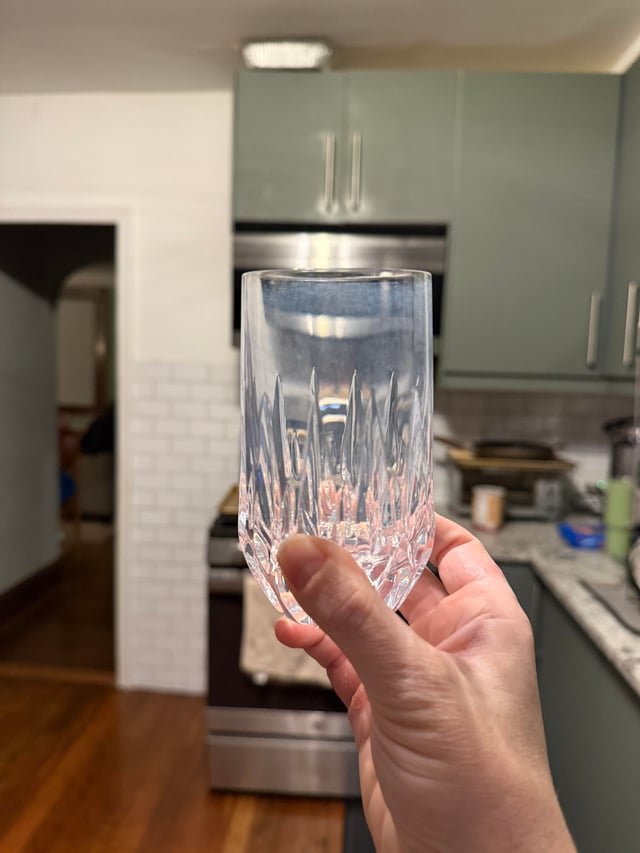 clean crystal glasses vases decorative pieces 2