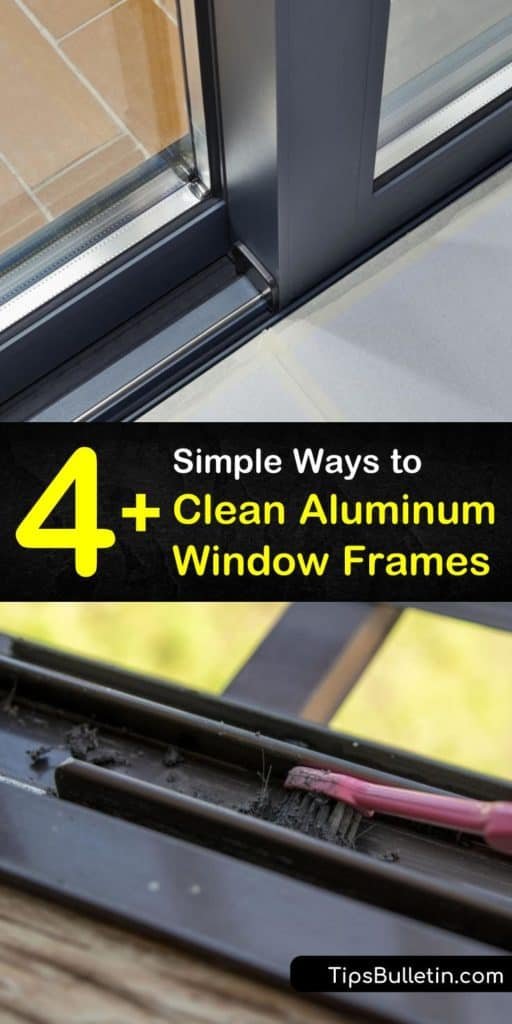 clean aluminum window frames remove oxidation grime
