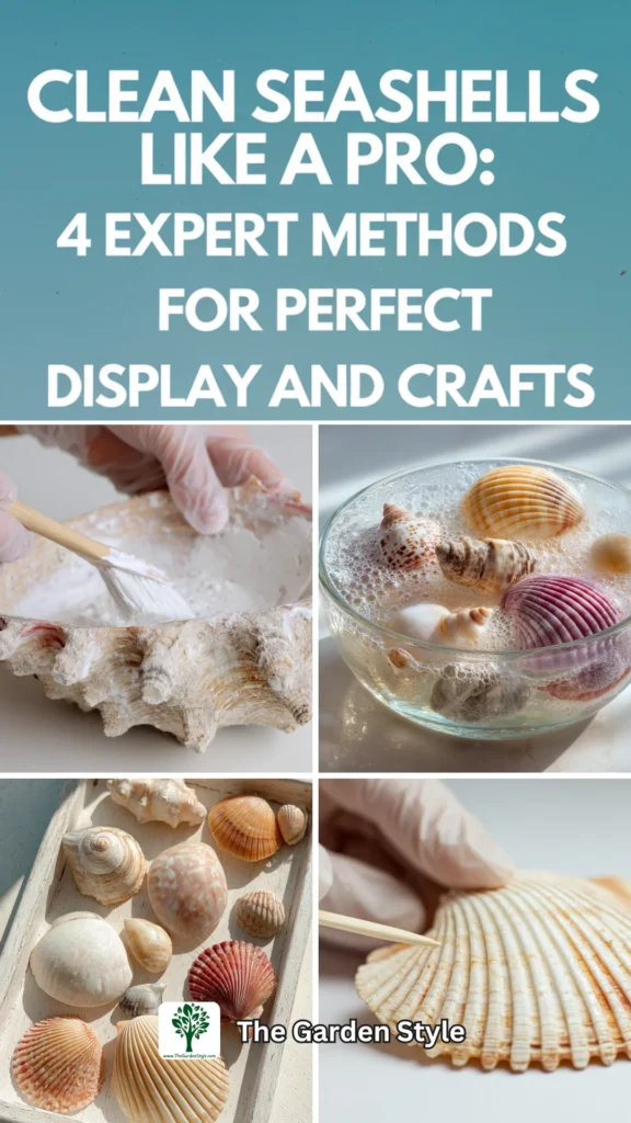 clean geodes seashells display 2