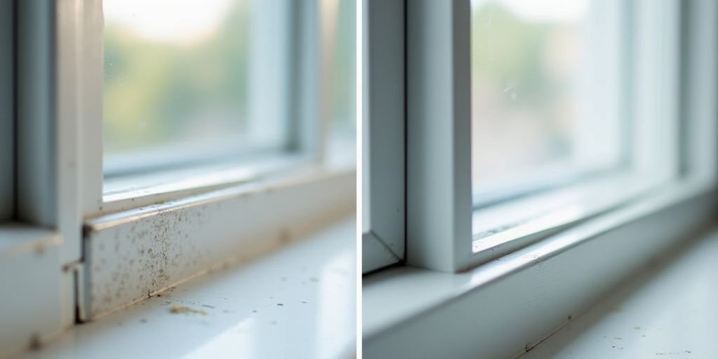 clean aluminum window frames remove oxidation grime 2