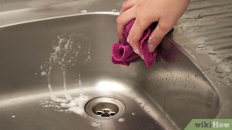 clean dull stainless steel sink restore shine 2