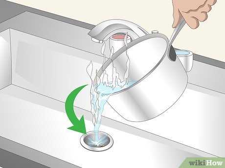 clean sink drain unclog p trap drain 2