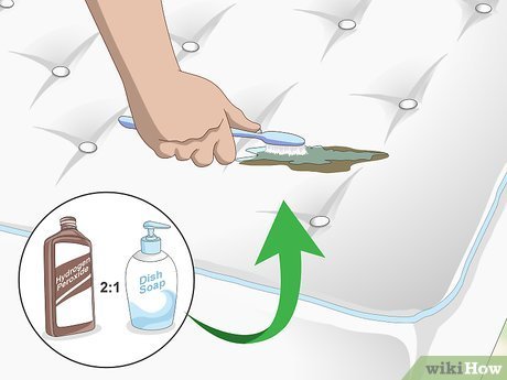 clean wet bed strip treat dry mattress 2