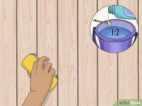 clean vinyl fence remove stains algae oxidation